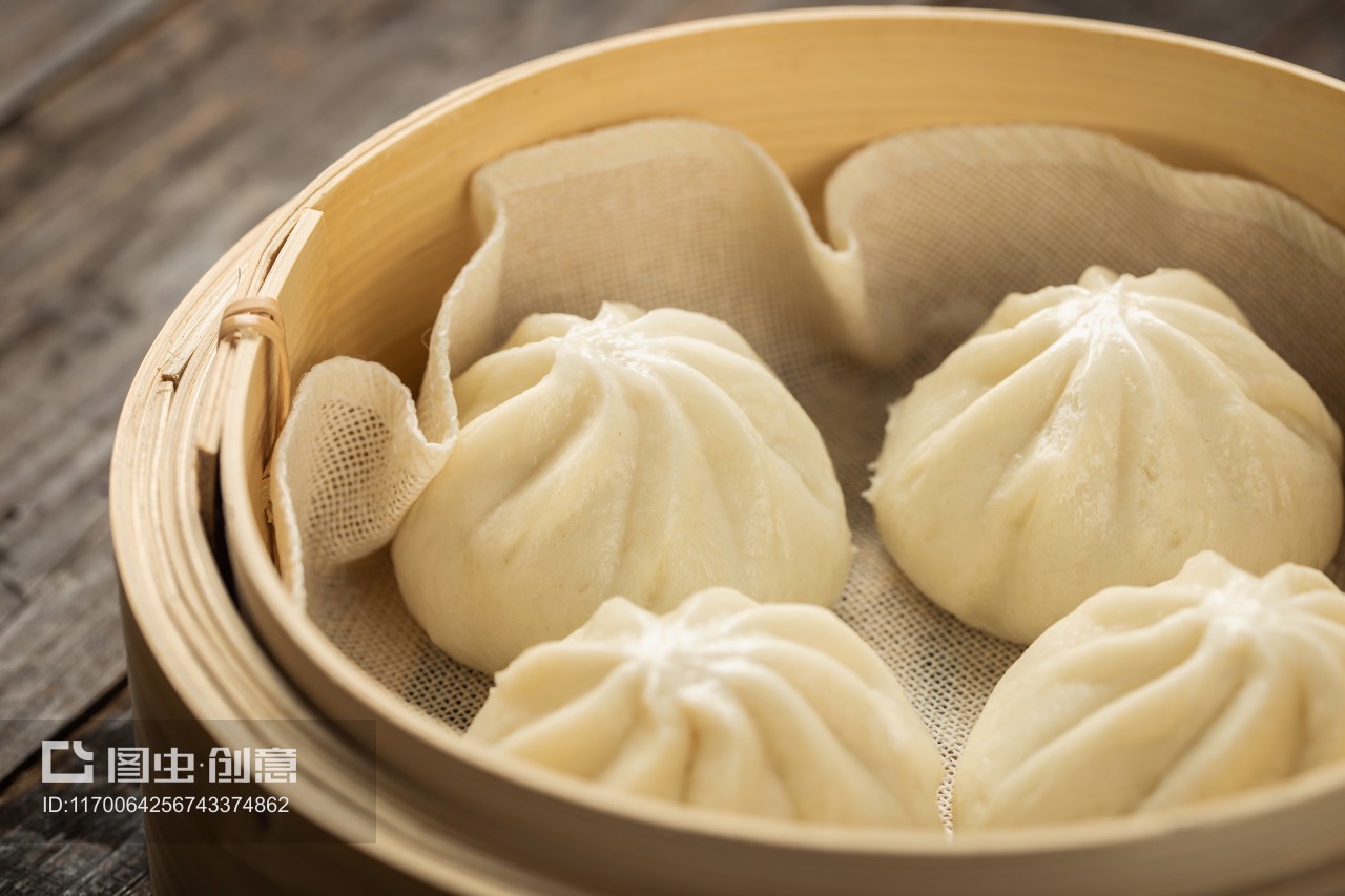 中国传统美食包子